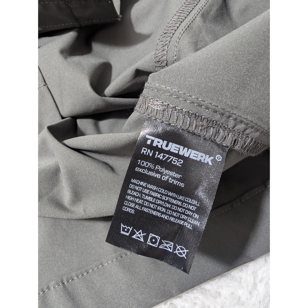 TrueWerk Gray Snap Button-Up Cloud Work Shirt Siz… - image 8